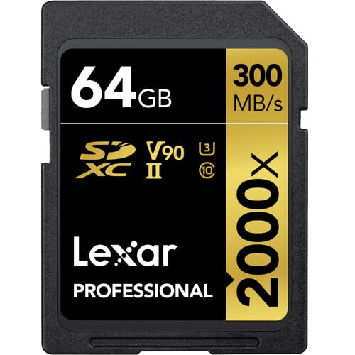Lexar 64GB Professional 2000x camerasafrica