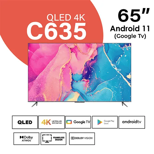 TCL 65C635 65 inch QLED 4K HDR Google TV jpeg